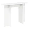 vidaXL Konsolentisch Wei&szlig; 100 x 30 x 75 cm Holzwerkstoff