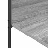 vidaXL Kleiderst&auml;nder mit Regal Grau 120 x 44 x 160 cm Holzwerkstoff