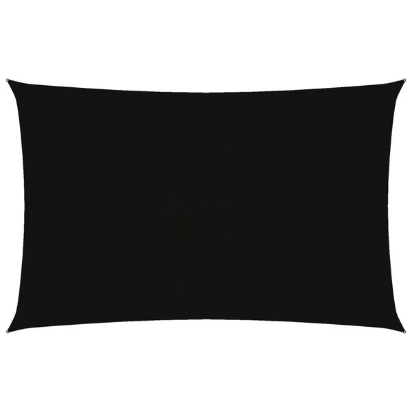vidaXL Sonnensegel Oxford-Gewebe Rechteckig 5x8 m Schwarz