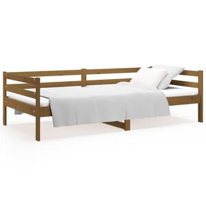 vidaXL Tagesbett Honigbraun 90x190 cm Massivholz Kiefer