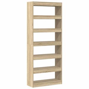 vidaXL B&uuml;cherregal 6 Ebenen 80 x 30 x 198 cm Holzwerkstoff
