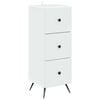 vidaXL Schubladenschrank Wei&szlig; 33 x 34,5 x 90 cm Holzwerkstoff