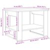 vidaXL Couchtisch Altholz 72 x 50 x 50 cm Holzwerkstoff