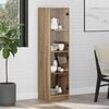 vidaXL Highboard Artisan-Eiche 35 x 37 x 142 cm Holzwerkstoff