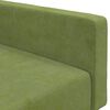 vidaXL Schlafsofa 2-Sitzer Hellgr&uuml;n Samt
