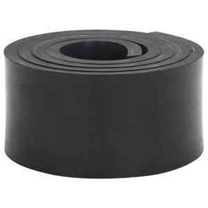vidaXL Gummileiste f&uuml;r Schneepflug Schwarz 150x8x1 cm