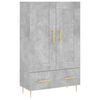 vidaXL Highboard Betongrau 69,5x31x115 cm Holzwerkstoff