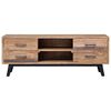 vidaXL TV-Schrank 120 x 30 x 45 cm Massivholz Teak