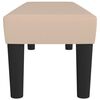 vidaXL Sitzbank Cappuccino-Braun 100x30x30 cm Kunstleder
