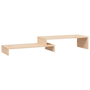 vidaXL Monitorst&auml;nder (52-101)x22x14 cm Massivholz Kiefer
