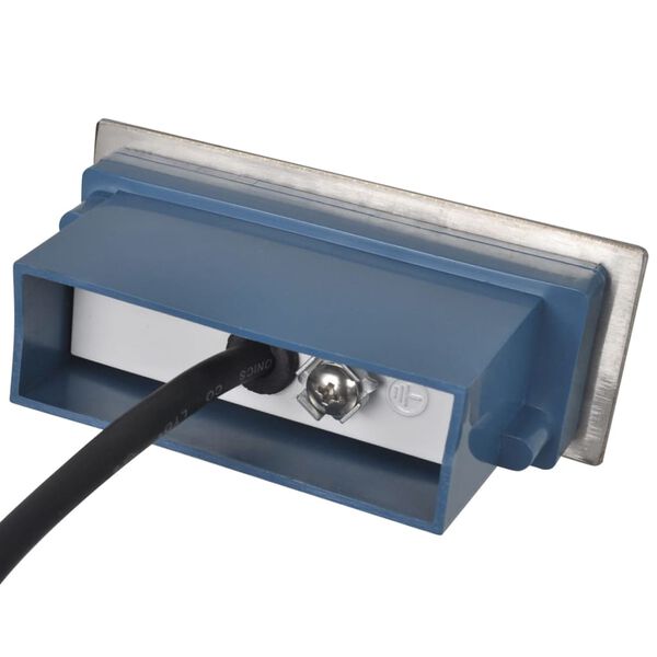 vidaXL LED-Wandeinbauleuchten für Treppen 2 Stk. 44x111x56 mm