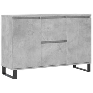 vidaXL Sideboard Betongrau 101,5x35x70 cm Holzwerkstoff