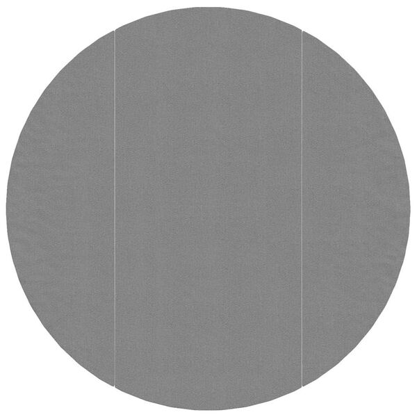 vidaXL Pool-Bodentuch Hellgrau &Oslash;306 cm Polyester Geotextil