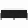 vidaXL Bettrahmen mit Matratze Schwarz 140 x 190 cm Stoff