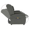 vidaXL 4-Sitzer Massagesessel mit Getränkehalter Hellgrau