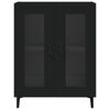 vidaXL Sideboard Schwarz 69,5x34x90 cm Holzwerkstoff