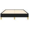vidaXL Bettgestell ohne Matratze Schwarz 120x190 cm Stoff