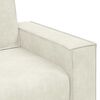 vidaXL 2-Sitzer-Sofa Creme 140 cm Samt