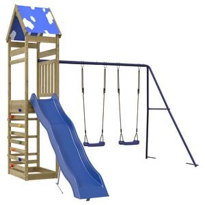 vidaXL Spielturm Impr&auml;gniertes Kiefernholz