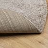 vidaXL Shaggy-Teppich PAMPLONA Hochflor Modern Beige &Oslash; 100 cm