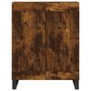vidaXL Highboard Räuchereiche 69,5x34x180 cm Holzwerkstoff