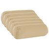 vidaXL Kissenbezug 6 pcs HEERLEN Beige &Oslash; 15 x 40 cm Polyester