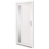vidaXL Haust&uuml;r Wei&szlig; 98x200 cm PVC