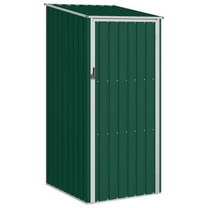 vidaXL Ger&auml;tehaus Gr&uuml;n 87x98x159 cm Verzinkter Stahl