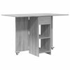 vidaXL Esstisch 115 x 70 x 75 cm Holzwerkstoff Grau Sonoma