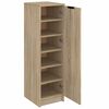 vidaXL Schuhschrank Sonoma-Eiche 30x35x100 cm Holzwerkstoff