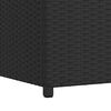 vidaXL Garten-Auflagenbox Schwarz 120x50x60 cm Poly Rattan