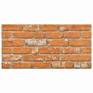 vidaXL Wandpaneele 10 stk. 100 x 50 cm Ziegel EPS-Schaum