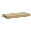 vidaXL Bankkissen SOEST 100 % Polyester Beige 80 x 40 x 8 cm