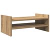 vidaXL Monitorst&auml;nder Artisan-Eiche 50x27x20 cm Holzwerkstoff
