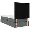 vidaXL Aufbewahrungsbett mit Matratze Dunkelgrau 100 x 200 cm