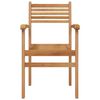 vidaXL Stuhl 8 pcs Braun 56 x 55 x 90,5 cm Massivholz Teak