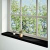 vidaXL Fensterbänke 2 Stk. Dunkelbraun 110x20x2 cm Massivholz Eiche