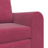 vidaXL Schlafsofa Weinrot 98 x 71 x 83 cm Samt
