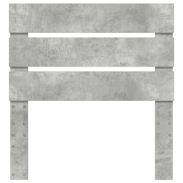 vidaXL Kopfteil mit Kopfteil Beton Grau 75 cm Holzwerkstoff