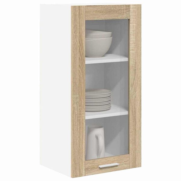 vidaXL H&auml;ngeschrank 2 pcs Sonoma-Eiche 40 x 31 x 80 cm Holzwerkstoff
