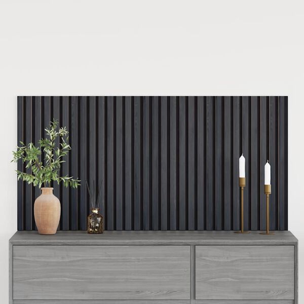 vidaXL Akustik Wandpaneele 2 Stk. Lamellen 60,5x60 cm Eichenfurnier