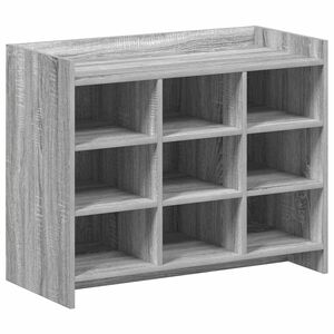 vidaXL Schuhschrank Grau Sonoma 85 x 39,5 x 70 cm Holzwerkstoff