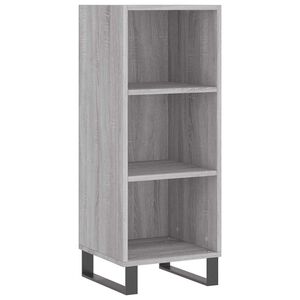 vidaXL Sideboard Grau Sonoma 34,5x32,5x90 cm Holzwerkstoff
