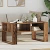 vidaXL Couchtisch mit Speicher Altholz 92 x 53 x 45 cm Holzwerkstoff