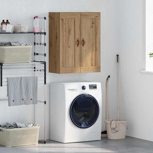 vidaXL Wandschrank Artisan-Eiche 69,5 x 34 x 90 cm Holzwerkstoff