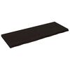 vidaXL Waschtischplatte Dunkelbraun 160x60x(2-6)cm Massivholz