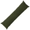 vidaXL Wurfkissen HEERLEN Gr&uuml;n 40 x 145 cm Mikrofaser Fleece