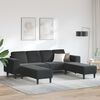 vidaXL Wohnzimmer Couch 3 pcs Schwarz