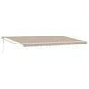 vidaXL Ausziehbare Markise Beige 500 x 300 x 165 cm