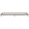 vidaXL Bettgestell Grau Sonoma 90x200 cm Holzwerkstoff